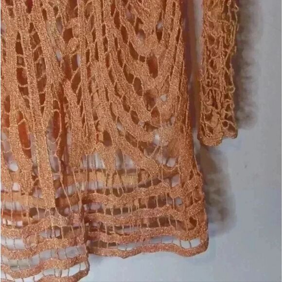 Urban mango Chic Orange Crochet Top - Picture 7 of 8